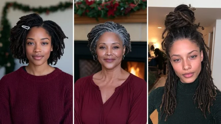 holiday hairstyles for locs 1