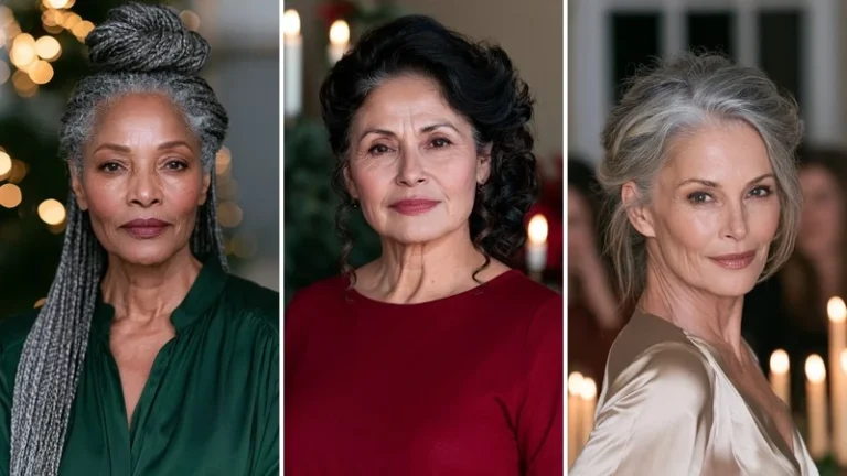 holiday party hairstyles for women over 60 1