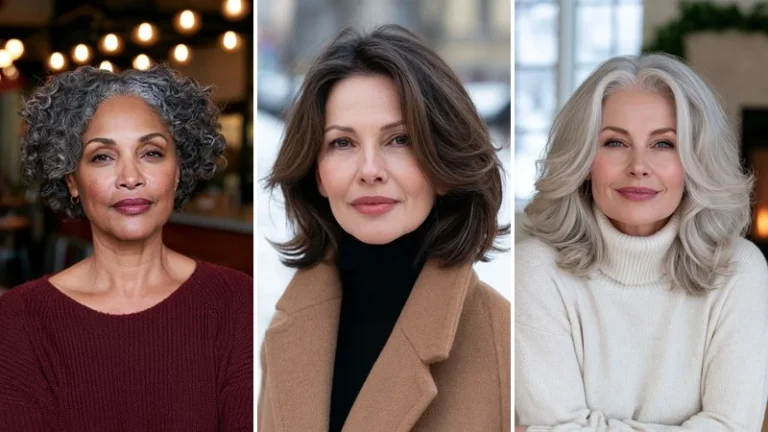 winter hairstyles for women over 50 1