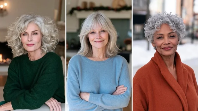 winter hairstyles for women over 60 1